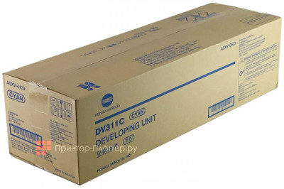 Девелопер Konica Minolta Developer DV-311C (cyan), 115000 стр.