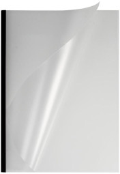 Обложки OPUS C-Bind easyCover, A4, 5 мм, мягкие, матовые полупрозрачные, черные, 40 шт.
