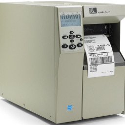 Термотрансферный принтер Zebra 105SL Plus 300 DPI, RS232, LPT, USB, Ethernet, с ножом