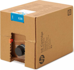 Картридж HP 638 Ink Cartrigde (cyan), 10 л